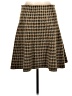 Max Studio Houndstooth Brown Casual Skirt Size L - photo 2