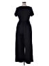 Unbranded 100% Polyester Solid Black Jumpsuit Size 1X - photo 2