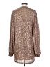 Mable 100% Polyester Metallic Brown Cocktail Dress Size S - photo 2