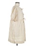 Shein Checkered-gingham Ivory Casual Dress Size 6 - photo 4