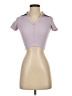 LIVE THE PROCESS Purple Pink Short Sleeve Turtleneck Size S (estimated) - photo 1