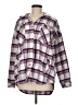 Kensie 100% Polyester Plaid Purple Jacket Size M - photo 1