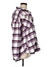 Kensie 100% Polyester Plaid Purple Jacket Size M - photo 4