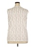 Unbranded Ivory Sleeveless Blouse Size 2X - photo 2