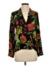 Zara TRF Floral Black 3/4 Sleeve Blouse Size XS - photo 1