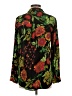Zara TRF Floral Black 3/4 Sleeve Blouse Size XS - photo 2