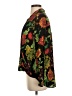 Zara TRF Floral Black 3/4 Sleeve Blouse Size XS - photo 5