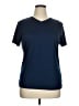 Hanes 100% Polyester Blue Active T-Shirt Size XL - photo 1