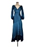 Lovely 100% Polyester Blue Cocktail Dress Size 0R - photo 1
