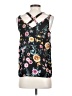 Pink Rose 100% Polyester Black Sleeveless Top Size S - photo 2