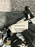 Unique Vintage 100% Polyester Floral Black 3/4 Sleeve Blouse Size XS - photo 8