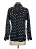 J.Jill 100% Cotton Polka Dots Black 3/4 Sleeve Button-Down Shirt Size XS - photo 2