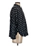 J.Jill 100% Cotton Polka Dots Black 3/4 Sleeve Button-Down Shirt Size XS - photo 4
