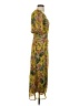 MNG 100% Polyester Tropical Yellow Cocktail Dress Size 2 - photo 4