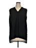 DR2 100% Polyester Black Sleeveless Blouse Size XL - photo 1