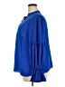 ELOQUII 100% Polyester Blue 3/4 Sleeve Blouse Size 18 - photo 5