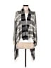 Mia MADDISON 100% Rayon Gray Ivory Cardigan Size S - photo 1