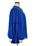 ELOQUII 100% Polyester Blue 3/4 Sleeve Blouse Size 18 - photo 4