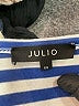 Julio Blue Short Sleeve Top Size XL - photo 7