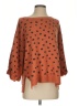 Umgee 100% Acrylic Polka Dots Orange Pink Pullover Sweater Size S - photo 1