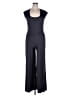 Assorted Brands Solid Black Gray Jumpsuit Size XL - photo 1