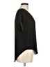 Lush 100% Polyester Black Short Sleeve Blouse Size M - photo 4
