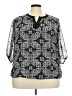 Cathy Daniels 100% Polyester Black 3/4 Sleeve T-Shirt Size 2X - photo 1