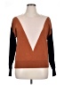 Northern Angel 100% Acrylic Color Block Brown Pullover Sweater Size XL (petite) - photo 1