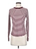 Evereve Stripes Burgundy Long Sleeve Top Size XS - photo 1