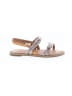 Cat & Jack 100% Leather Silver Tan Sandals Size 1 (baby) - photo 1