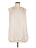CAbi Ivory Sleeveless T-Shirt Size L - photo 1