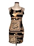 Shein Animal Print Black Cocktail Dress Size L - photo 1