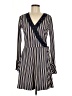 Love, Fire Stripes Blue Casual Dress Size L - photo 1
