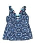 24th & Ocean Blue Swimsuit Top Size M - photo 1