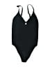 colsie Solid Black One Piece Swimsuit Size XS - photo 2