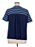 Charming Charlie 100% Polyester Blue Short Sleeve Top Size XL - photo 2