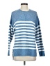 William B Stripes Blue Pullover Sweater Size XS - photo 1