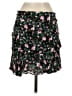 Veronica Beard 100% Silk Floral Black Silk Skirt Size 2 - photo 2