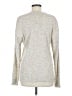 Madewell Metallic Silver Tan Wool Pullover Sweater Size M - photo 2