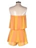 Show Me Your Mumu Color Block Orange Romper Size XS - photo 2