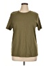 Basic Editions 100% Cotton Solid Green Short Sleeve T-Shirt Size XL - photo 1