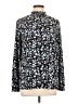 Anne Klein Floral Black Long Sleeve Blouse Size L - photo 1