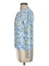Ann Taylor 100% Cotton Paisley Blue Pullover Sweater Size XS - photo 5