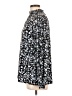 Anne Klein Floral Black Long Sleeve Blouse Size L - photo 5