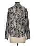 Lovestitch Paisley Silver Long Sleeve Button-Down Shirt Size M - photo 2