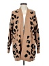 Unbranded Animal Print Tan Cardigan Size S - photo 1