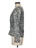 Tahari Silver Long Sleeve Blouse Size M - photo 5