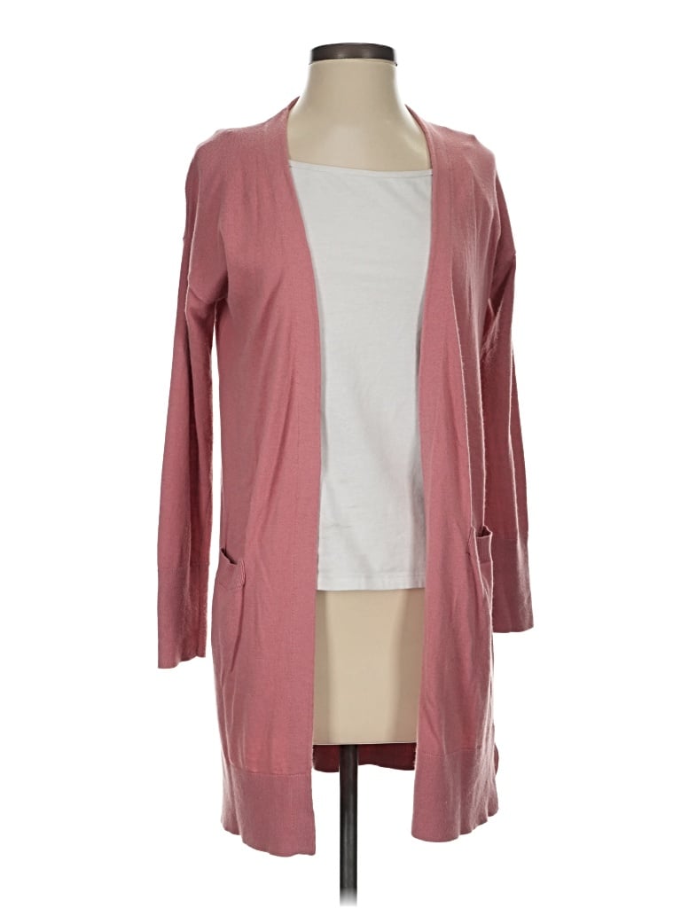 Pre-owned Halogen Cardigan Sweater In Pink