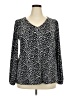 Torrid Black Long Sleeve Blouse Size 1X Plus (1) - photo 1