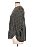 MICHAEL Michael Kors 100% Polyester Gray 3/4 Sleeve Blouse Size L - photo 5